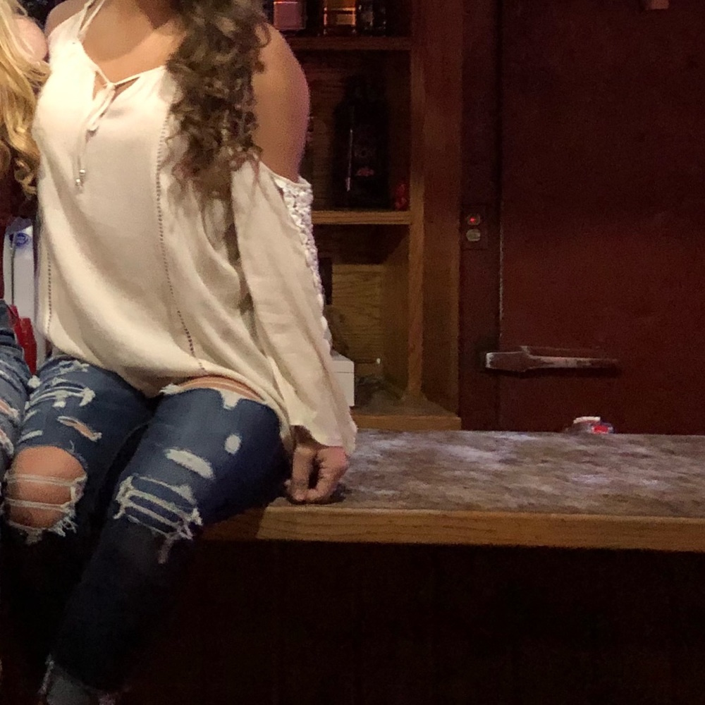 Cold shoulder top